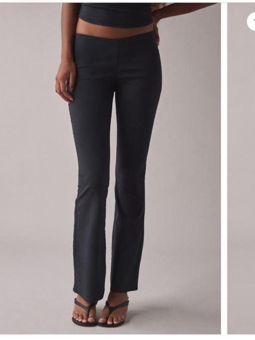 Urban Outfitters Black Slim Low Rise Bootcut Flare Pants XS